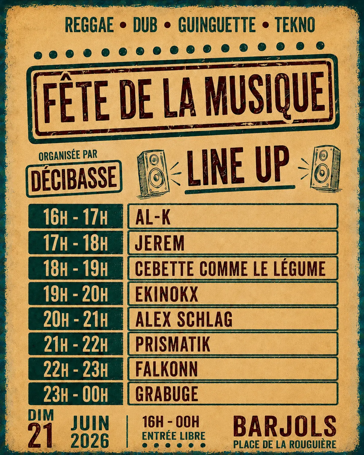 DJ locaux en plein air !
