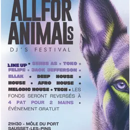 DJ' S FESTIVAL ALLFOR ANIMALs