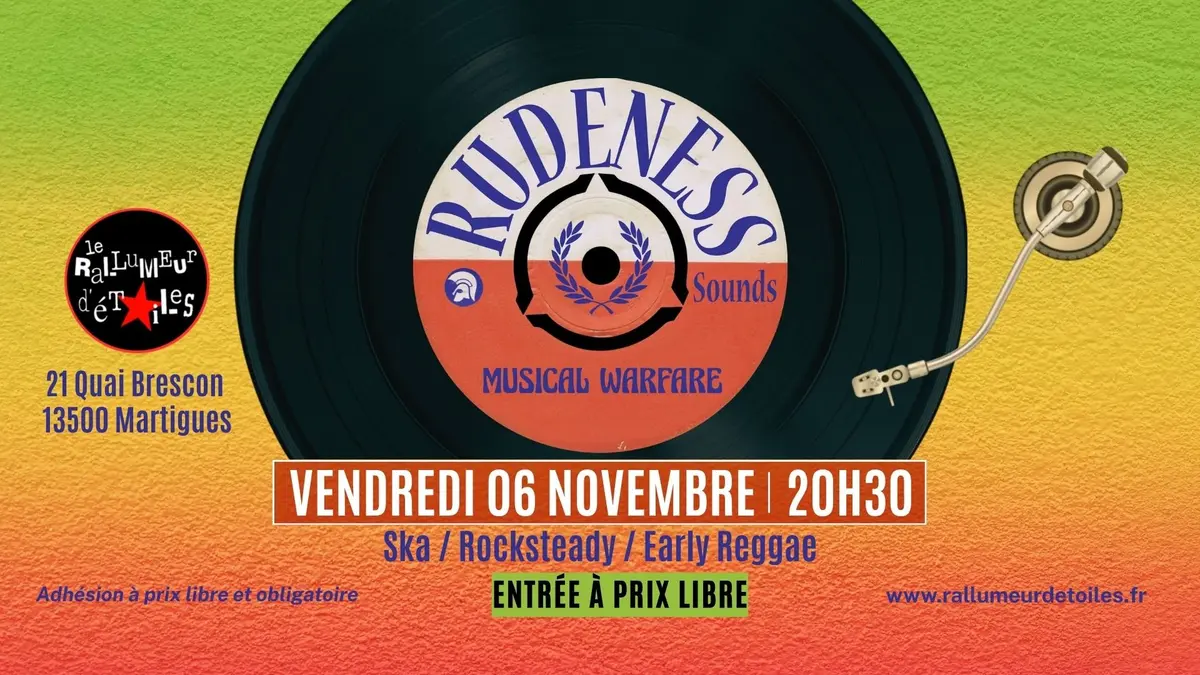DJ Set RUDENESS (Ska / Rocksteady / Early Reggae)
