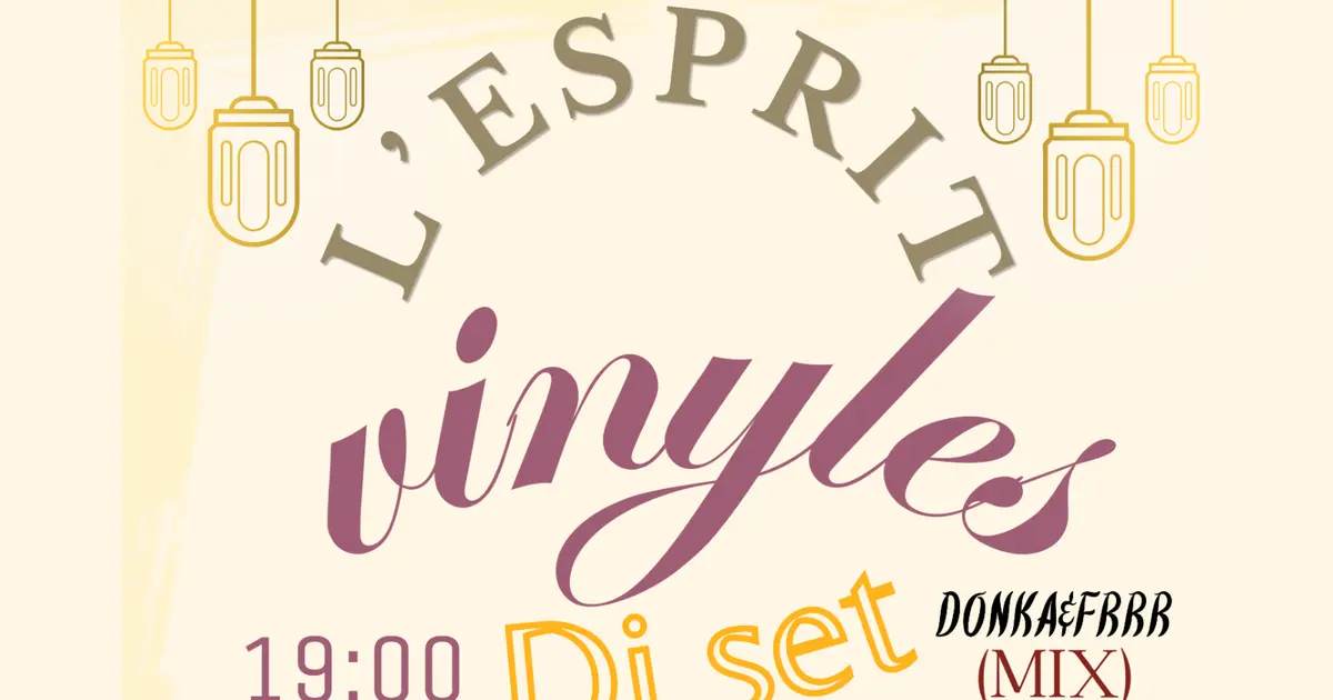 DJ Set Vinyles à l'Esprit des Vins
