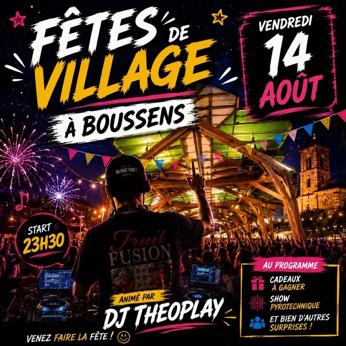 Dj Theo Play à Boussens