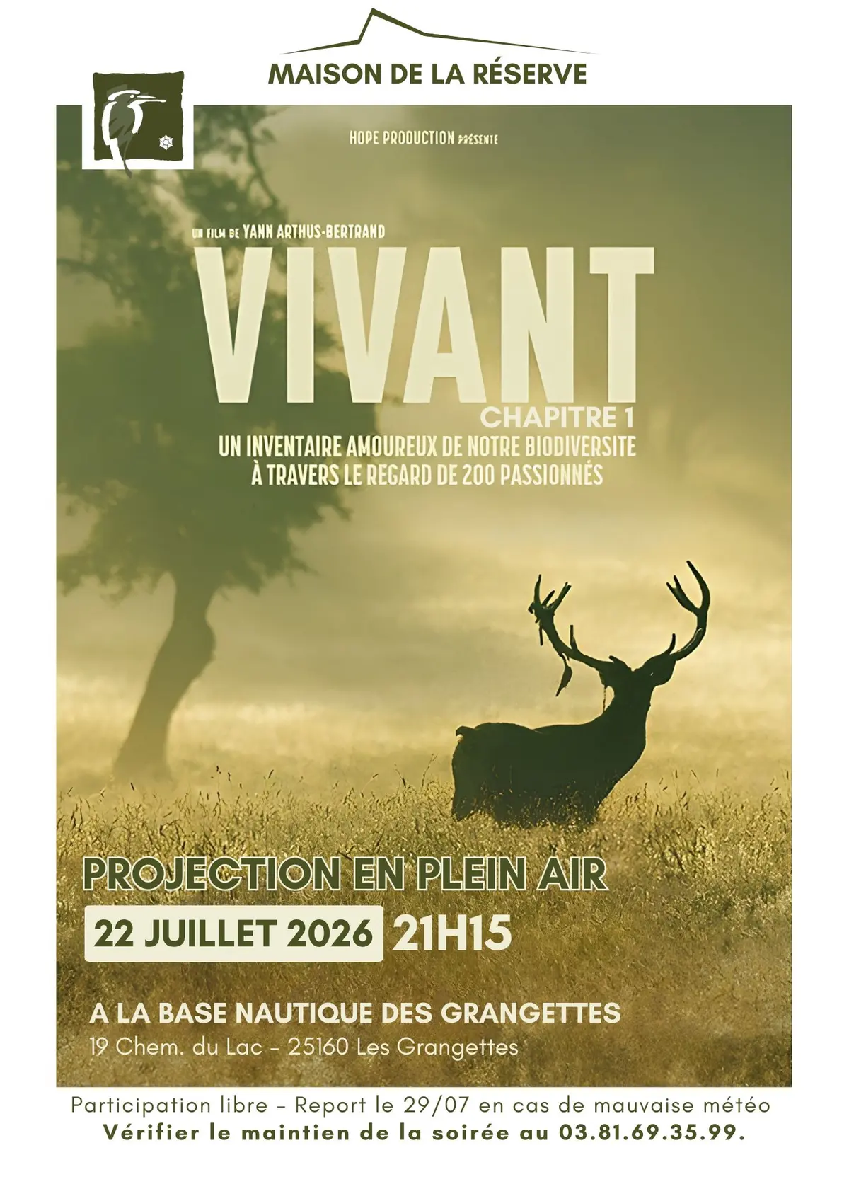 Documentaire VIVANT en plein air