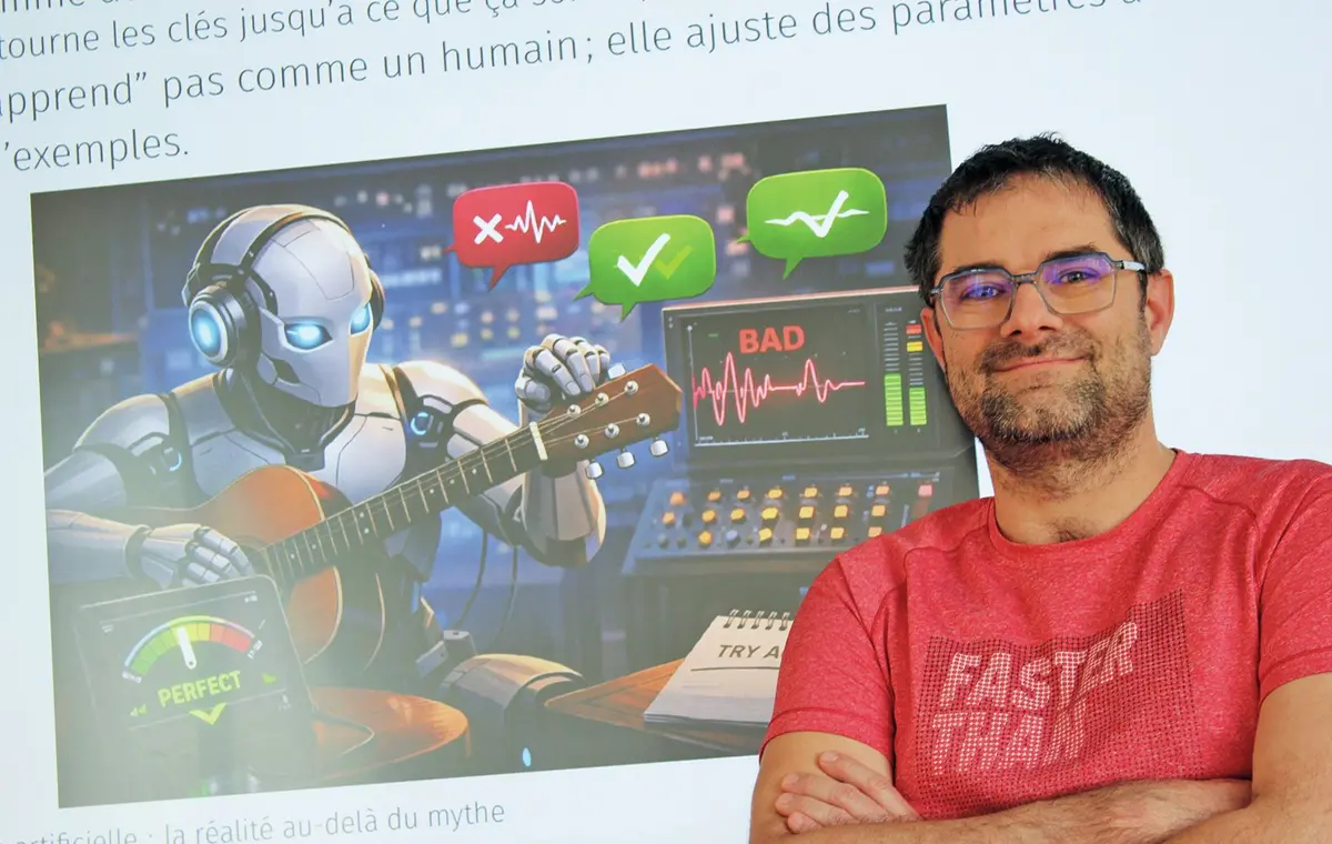 Le professeur Jonathan Weber travaille sur l'intelligence artificielle depuis plus de dix ans