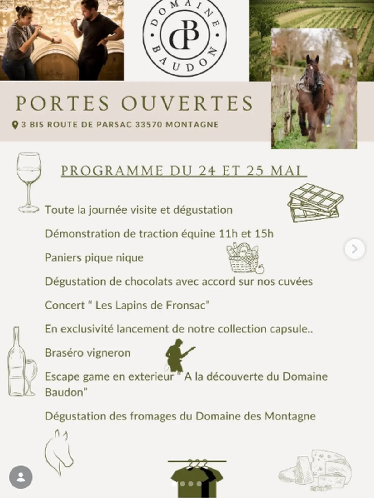 Domaine Baudon : Portes Ouvertes