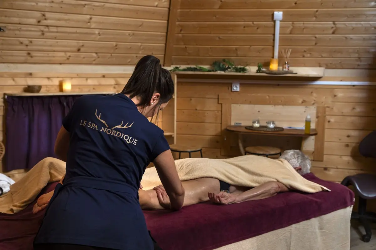 Des massages sont aussi proposés au spa Nordique du Hirtz