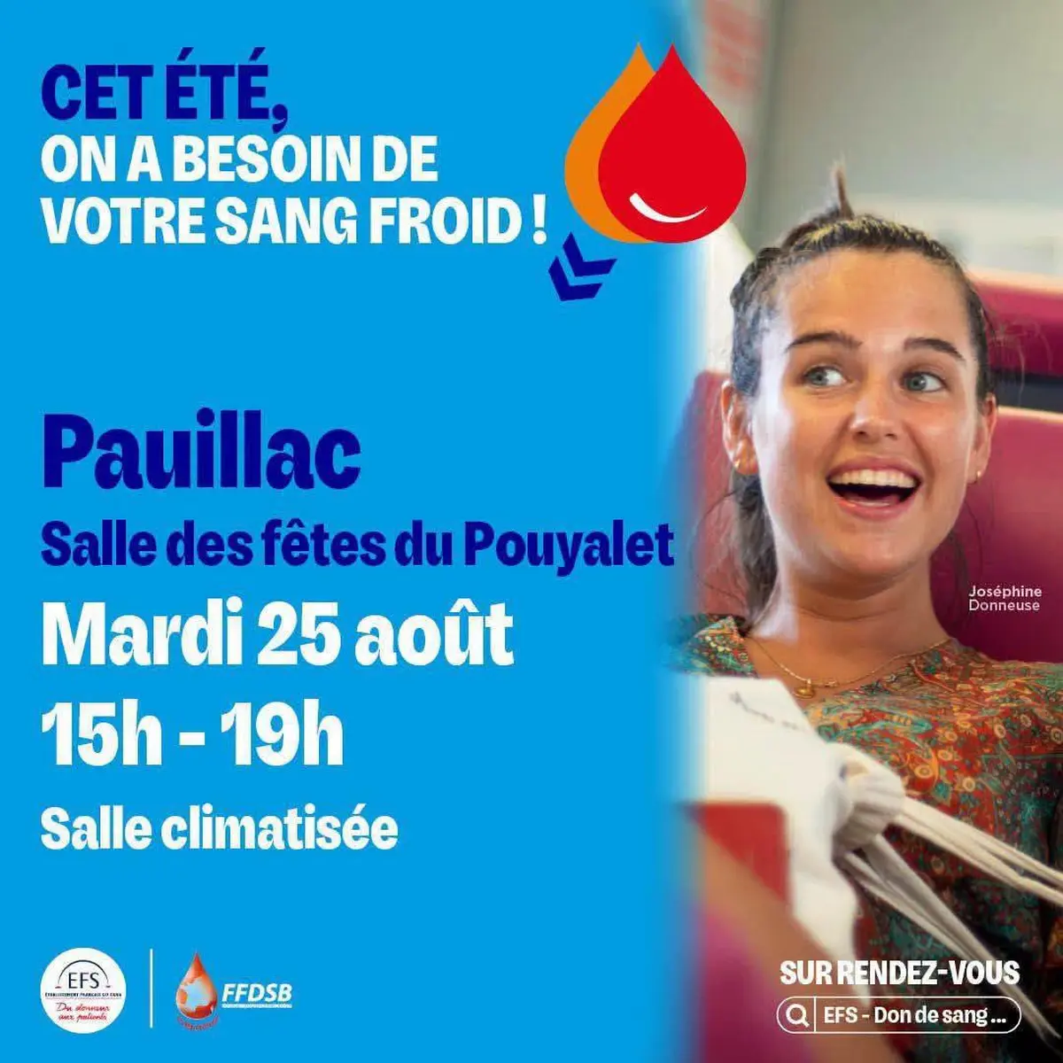 Don de sang à Pauillac