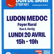 Don du sang à Ludon-Médoc