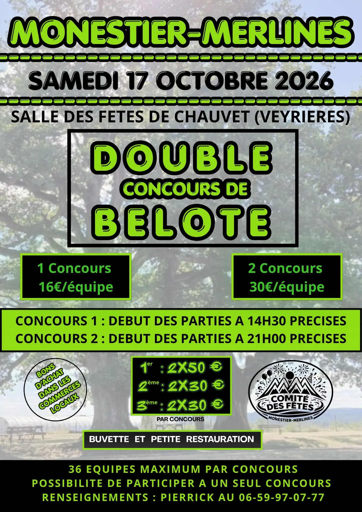 Double concours de belote