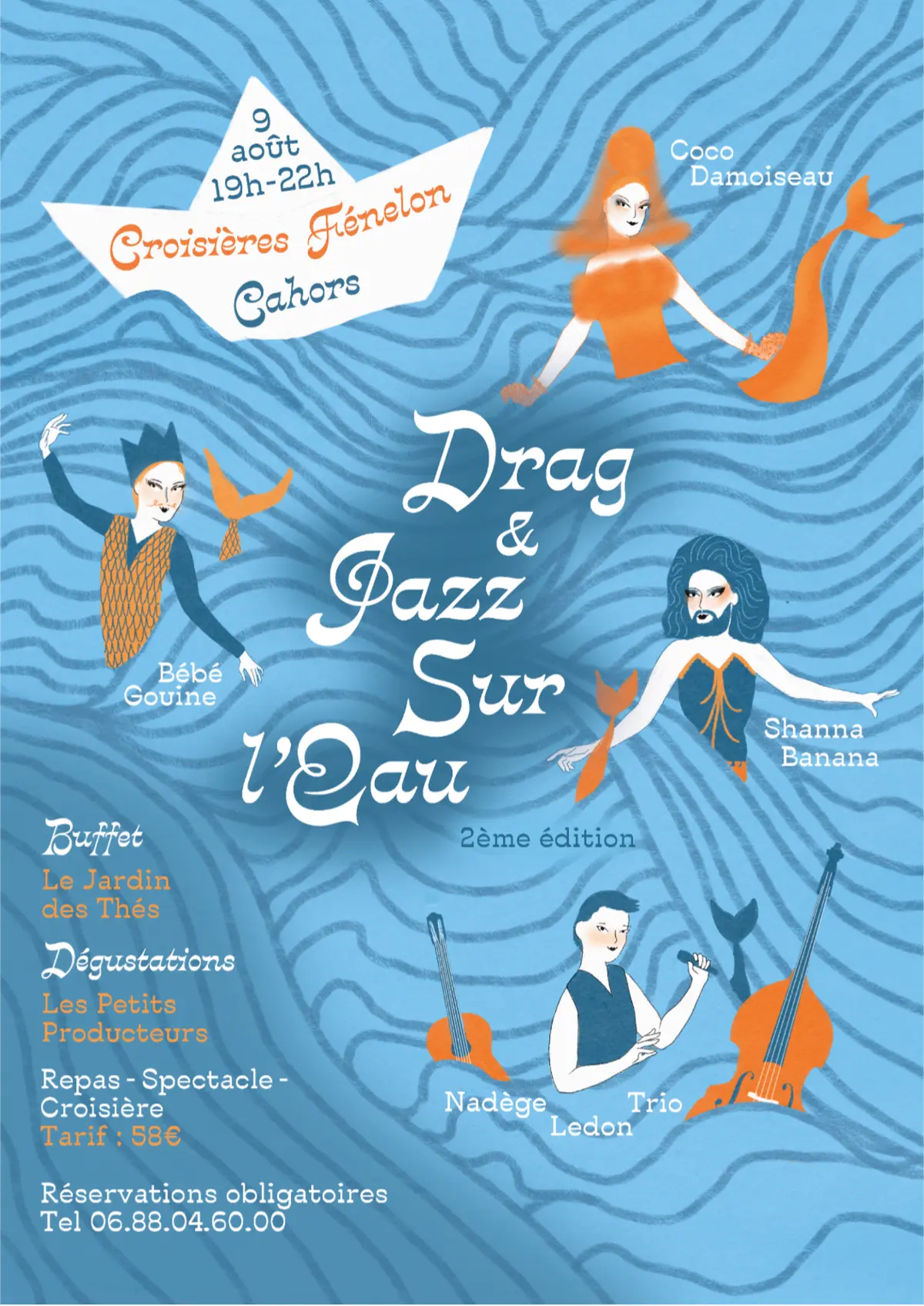 Drag & jazz Sur l'eau
