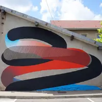 L'œuvre des artistes Eltono et MOMO &copy; Sierra Forest