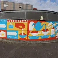 La fresque participative de Laura Tisserand &copy; habitat25.fr