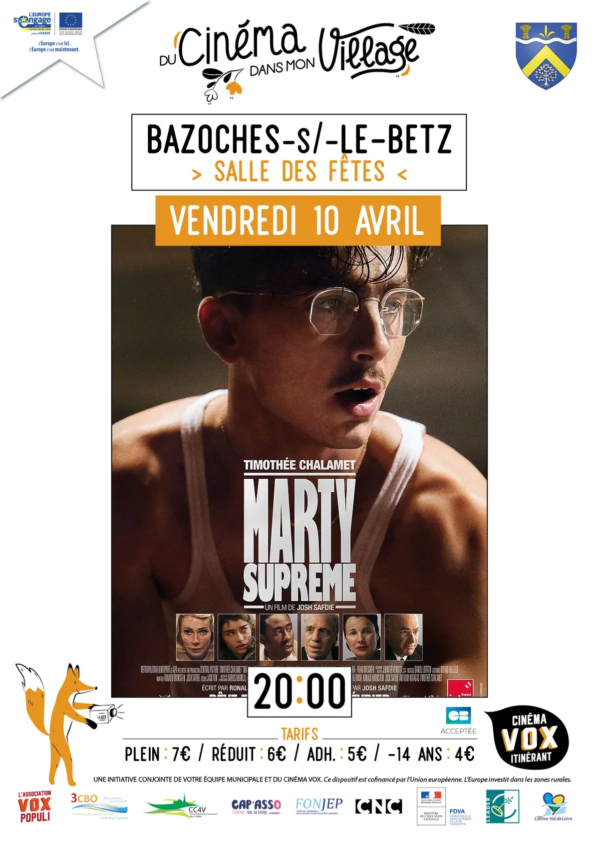 Du cinéma dans mon village : Marty supreme