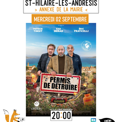 Du cinéma dans mon village : PERMIS DE DETRUIRE