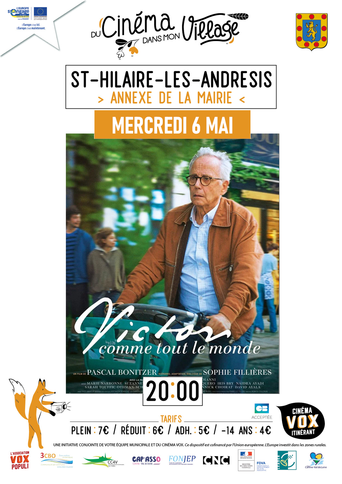 Du cinéma dans mon village : Victor comme tout le monde