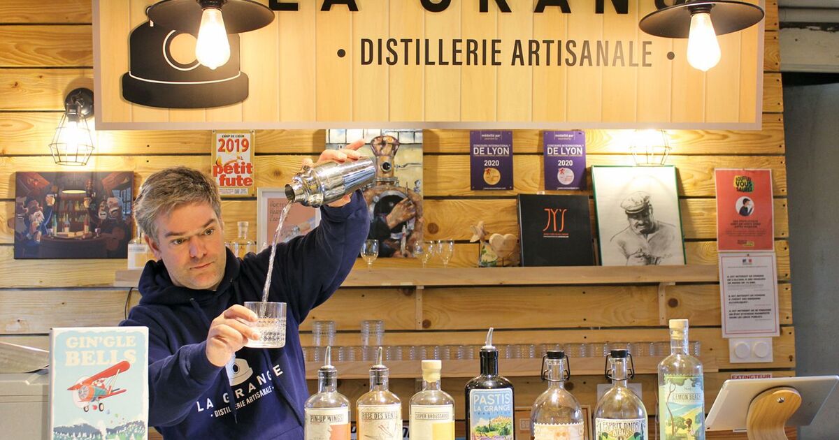 Du gin artisanal "de haut vol" distillerie La Grange, la destination