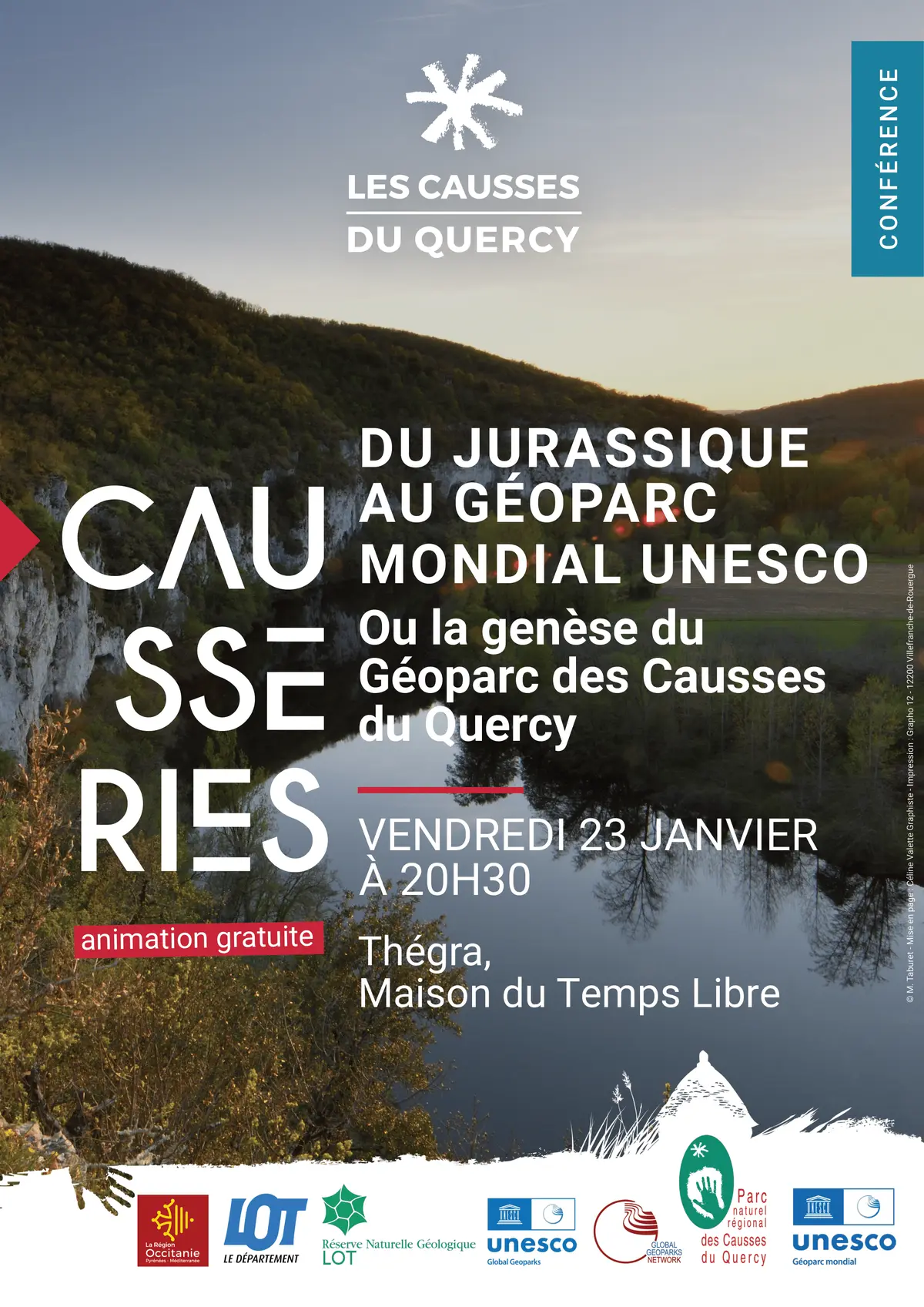 Du jurassique au Géoparc mondial Unesco ou la genèse du Géoparc des Causses du Quercy