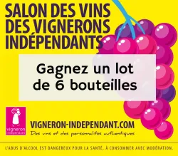 Du vin à gagner au Salon des Vignerons indépendants de Strasbourg