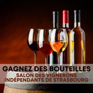 Du vin à gagner au Salon des Vignerons indépendants de Strasbourg