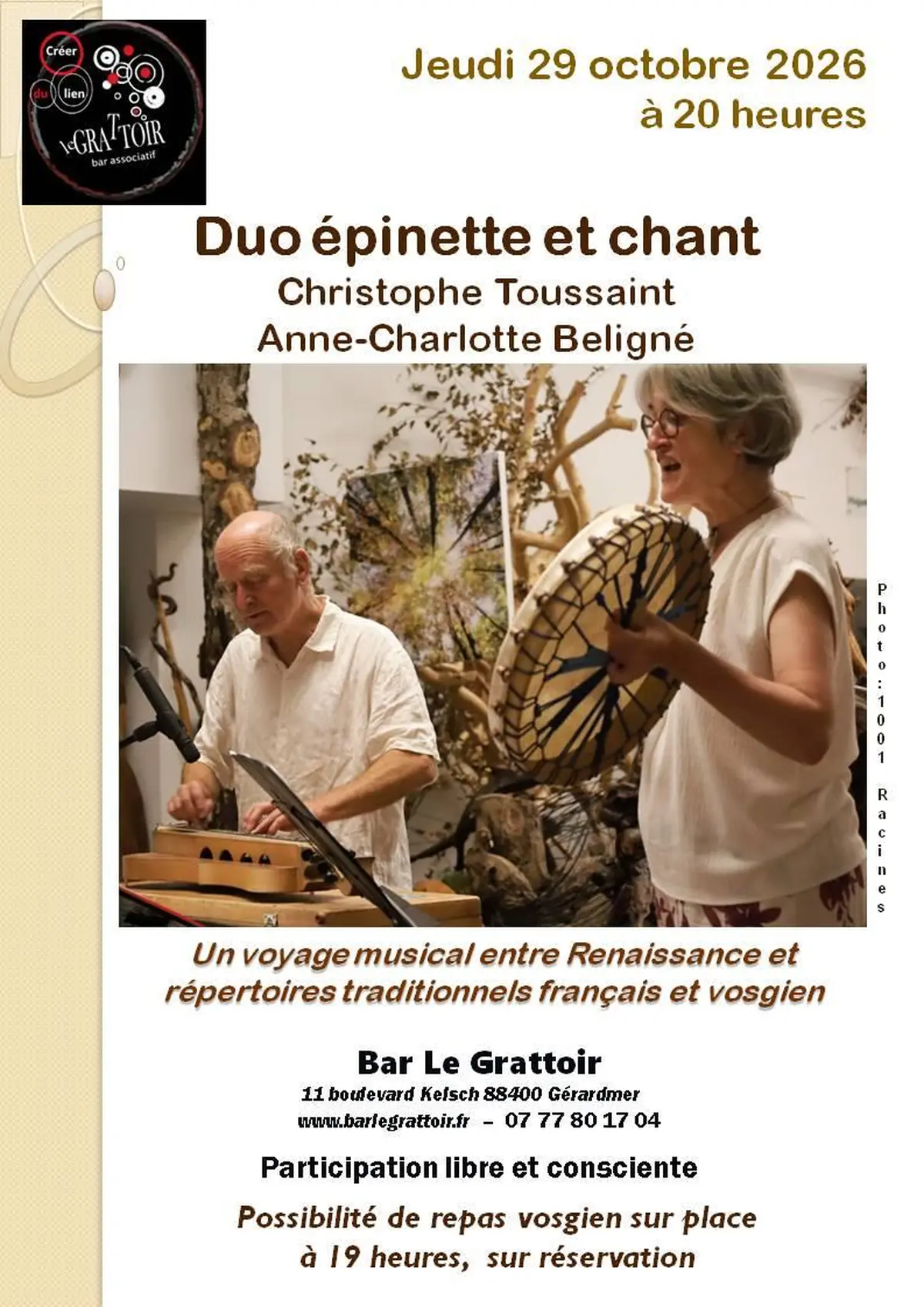 Duo épinette et chant