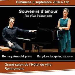 Duo piano-voix, 'Souvenirs d'amour, les plus beaux airs'