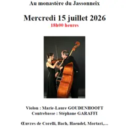 Duo violon contrebasse de l'Opéra de Paris