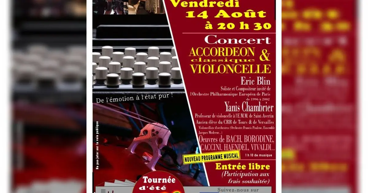 Duo Violoncelle et Accordéon : Voyage au cœur de la Grande Europe