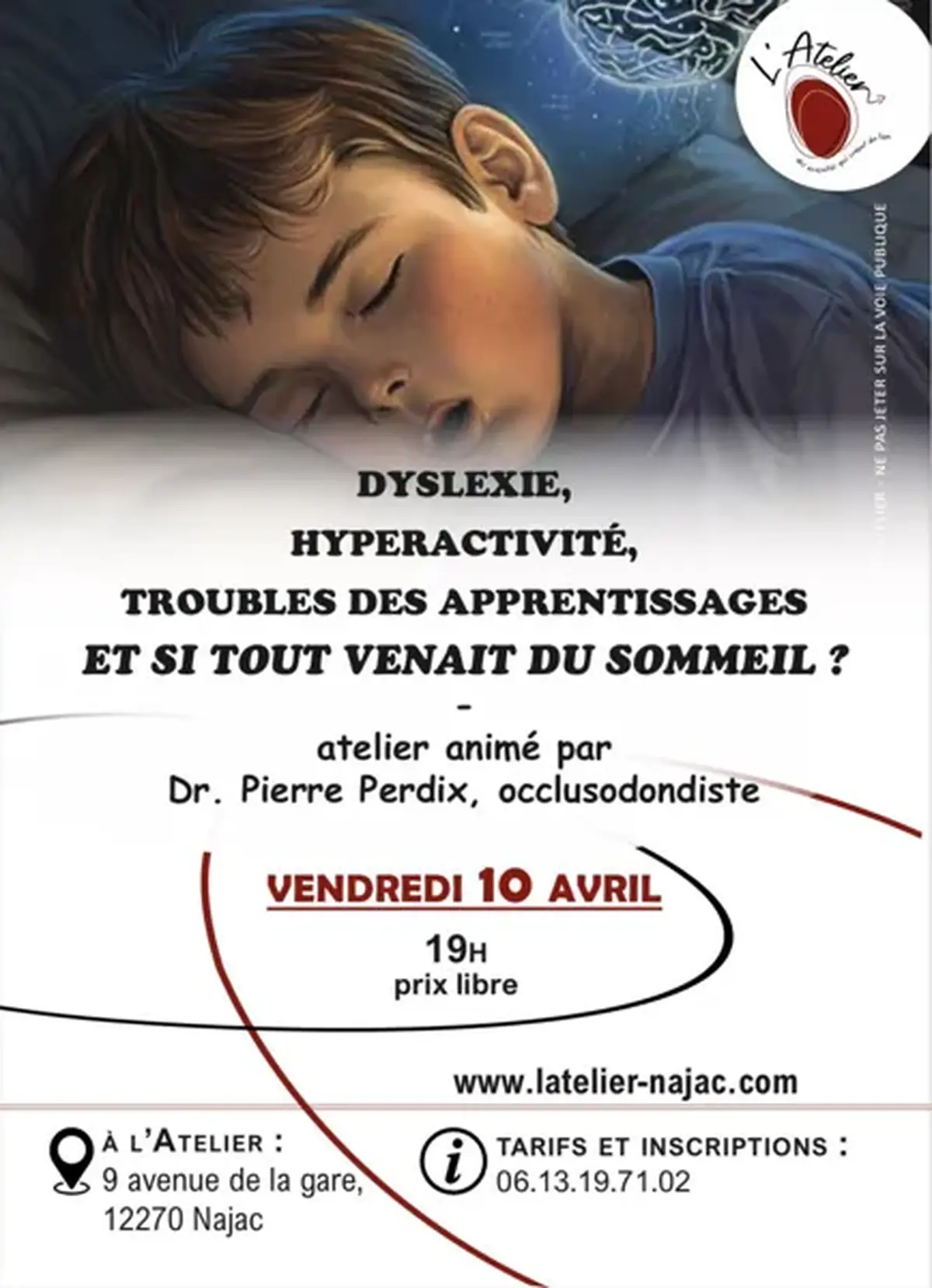 Dysléxie, hyperactivité, troubles des apprentissages et bien d’autres… Et si tout venait du sommeil ?