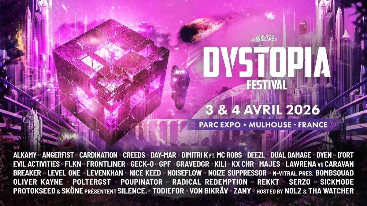 La line up du Dystopia Festival 2026
