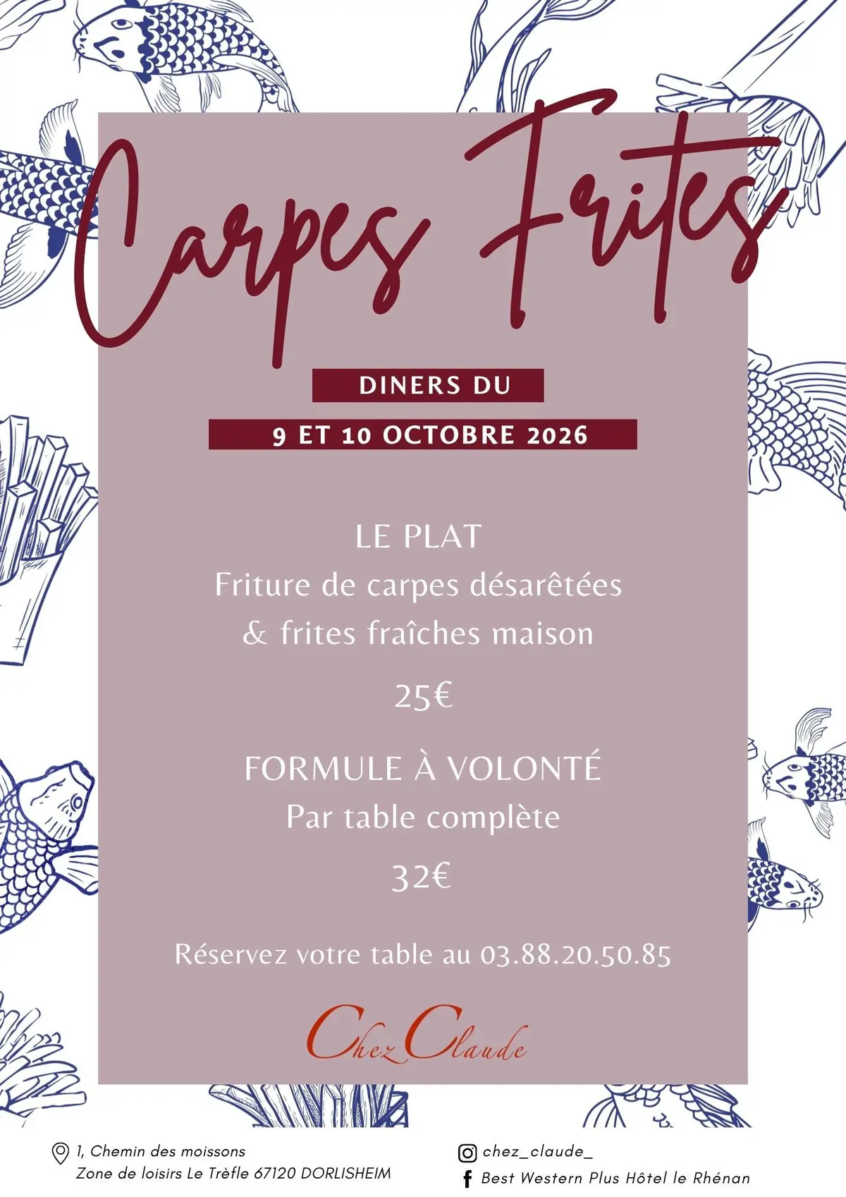 Soirées Carpes Frites