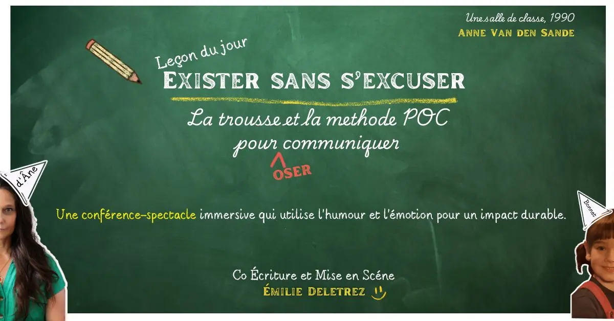 Exister sans s'excuser - Conférence spectacle