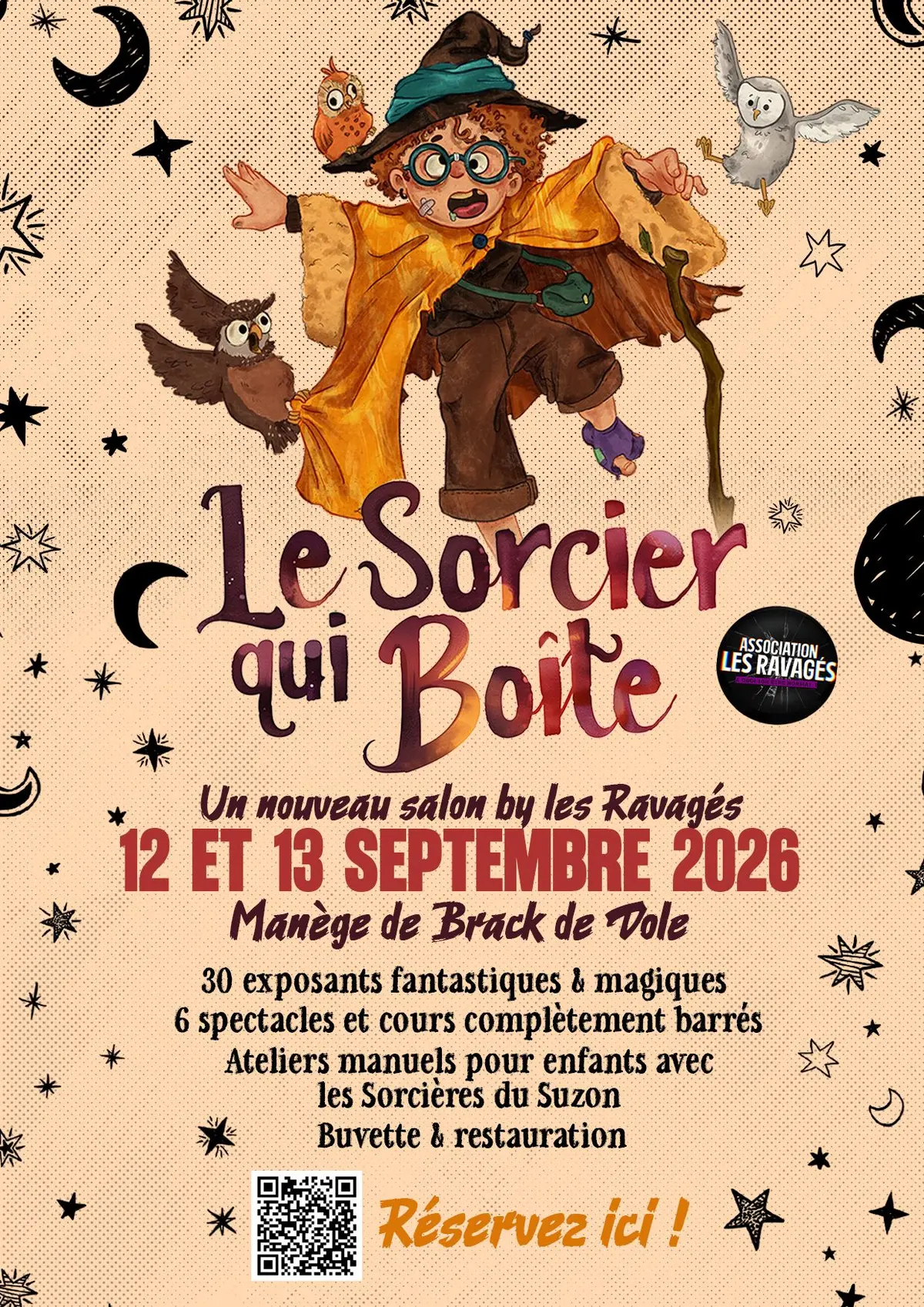 Le sorcier qui boîte, salon fantastique