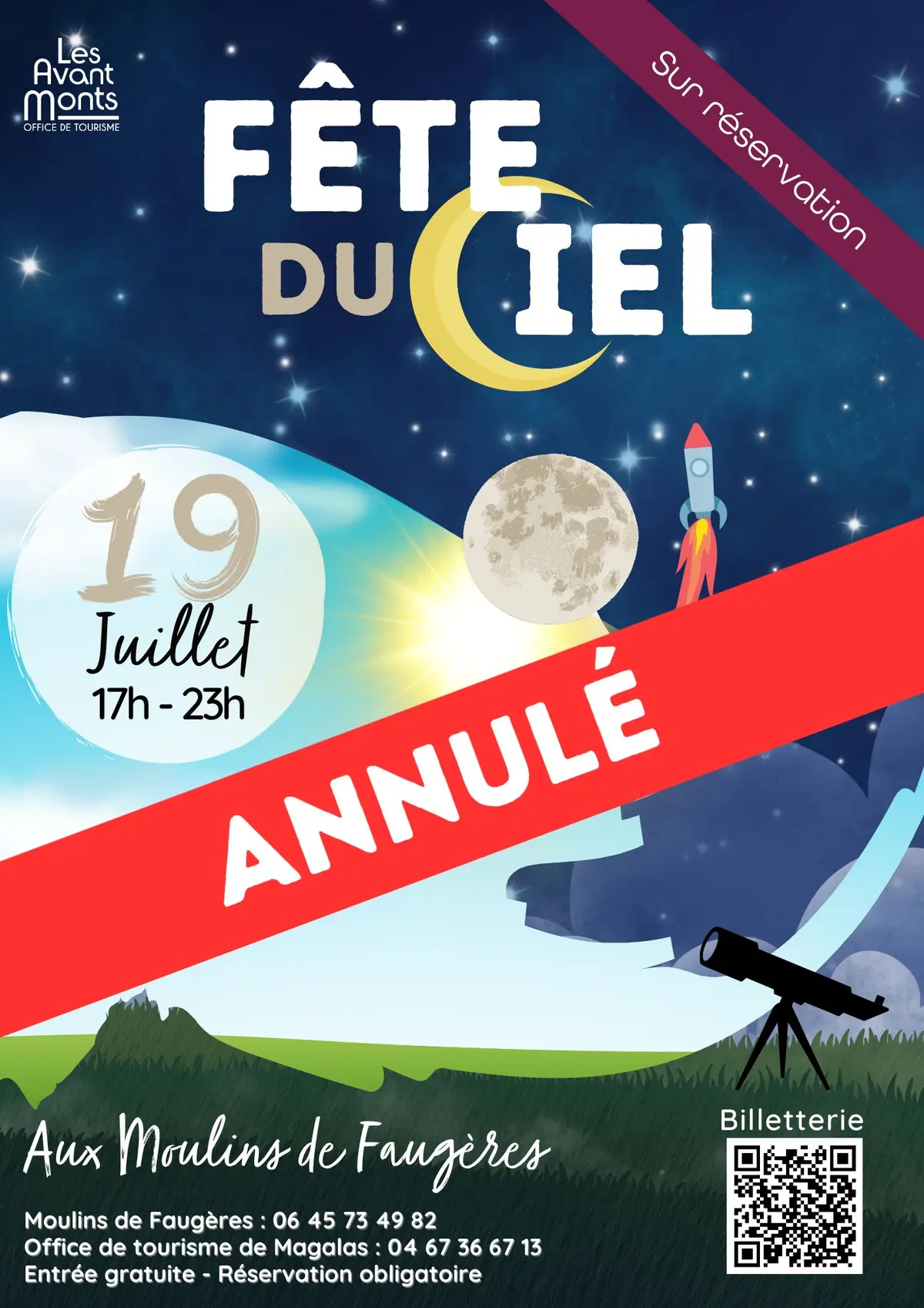 Annulation - Fête du ciel 
