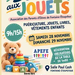 bourse aux jouets et puériculture 