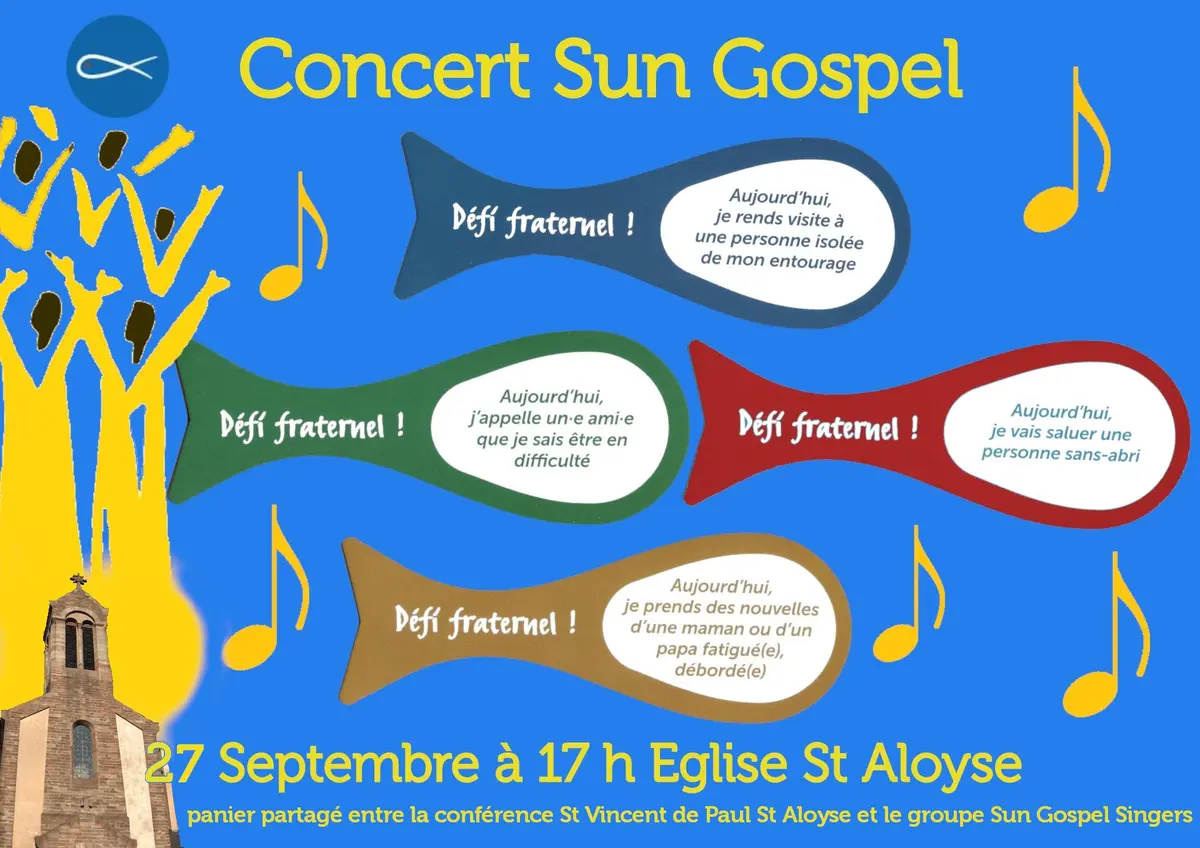 Concert des Sun Gospel Singers à Neudorf