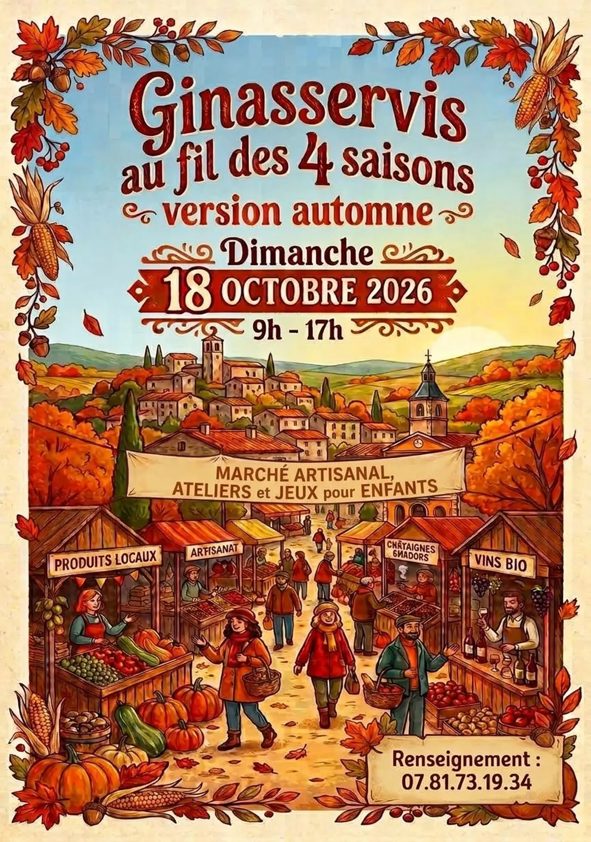 Ginasservis au fils des 4 saisons : version automne