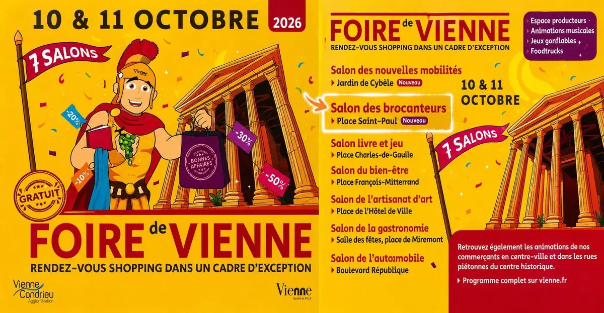 Salon brocanteurs - Foire de Vienne