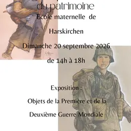 Journées du Patrimoine : Exposition : Objets des deux guerres mondiales
