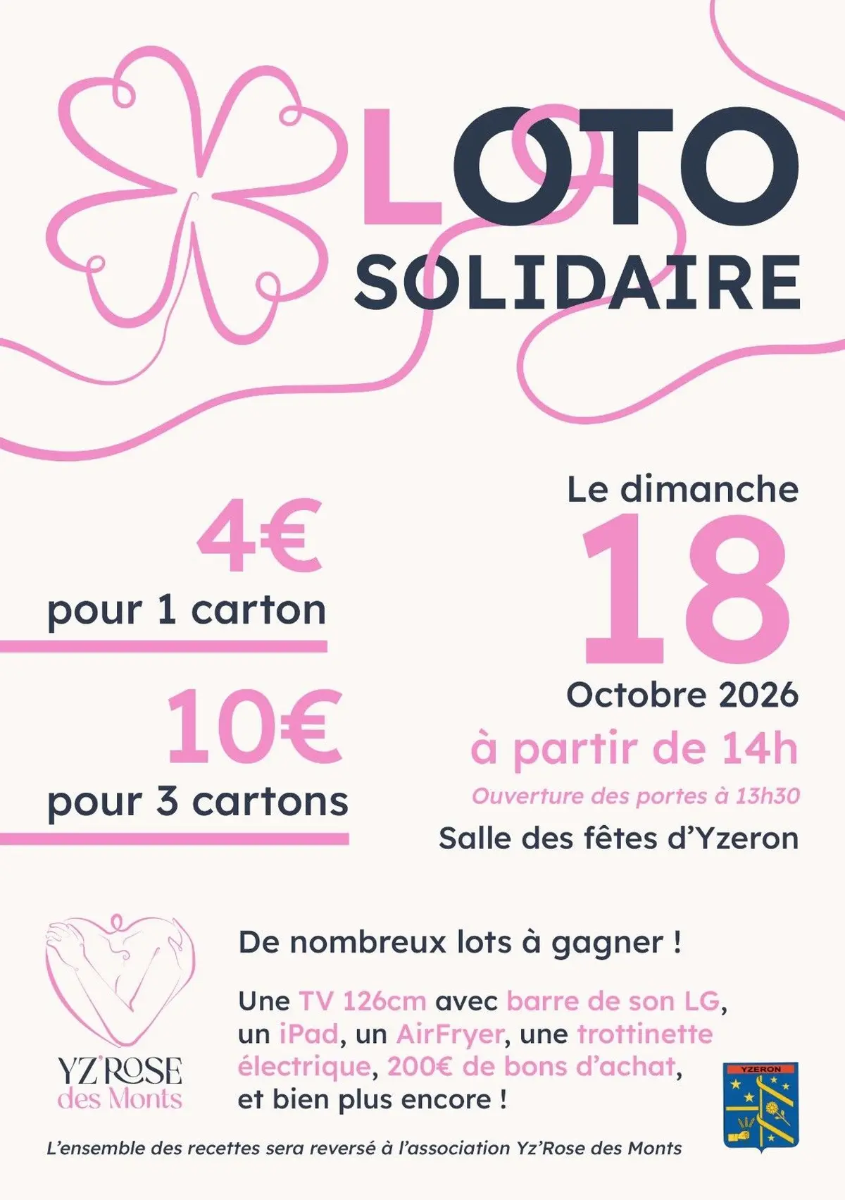 Loto solidaire Yz'Rose 