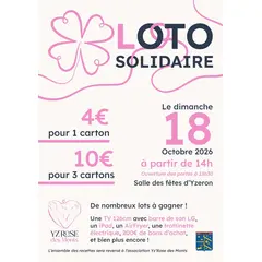 Loto solidaire Yz'Rose 