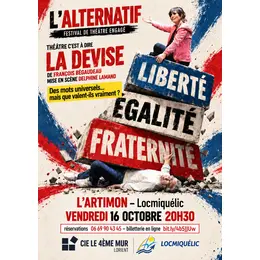 La devise de François Bégaudeau par le Théâtre C'est à Dire