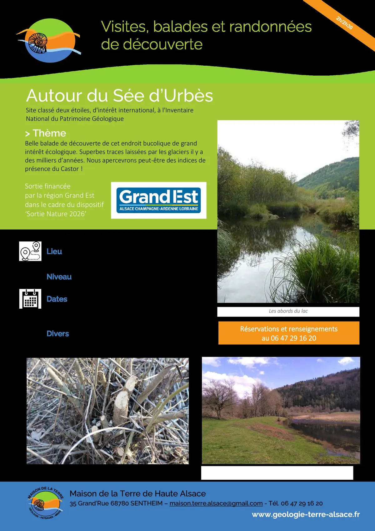 Les richesses géologiques et naturelles du See d'Urbès
