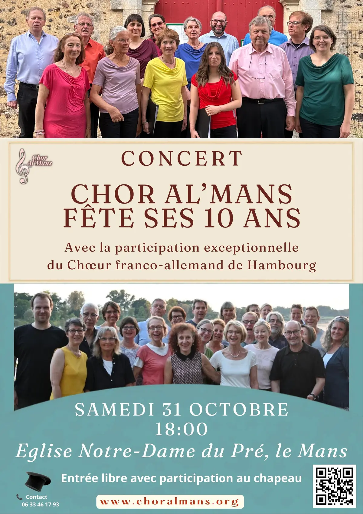 Chor Al'Mans fête ses 10 ans avec ses amis de Hambourg