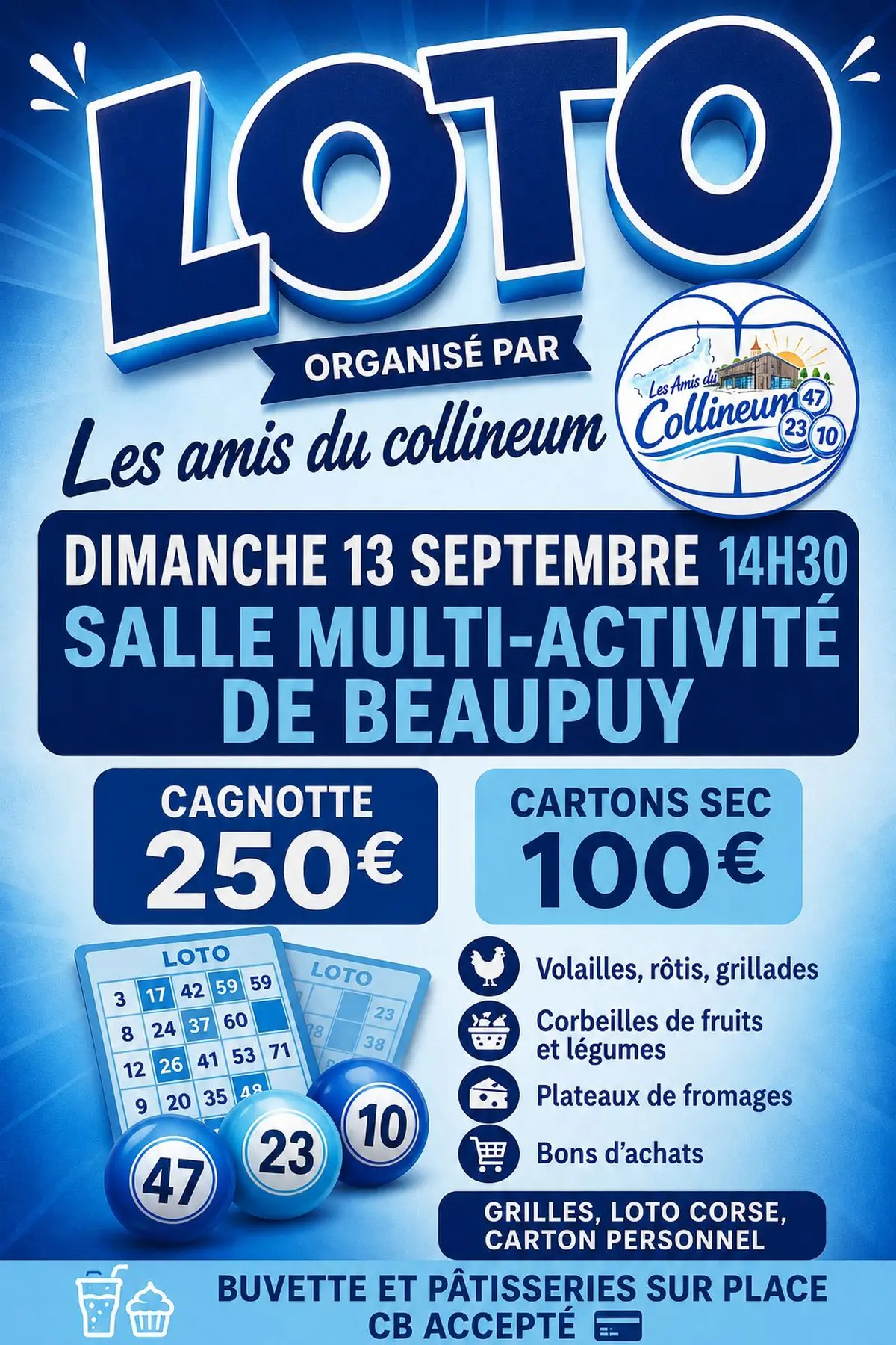 Loto les amis du collineum 
