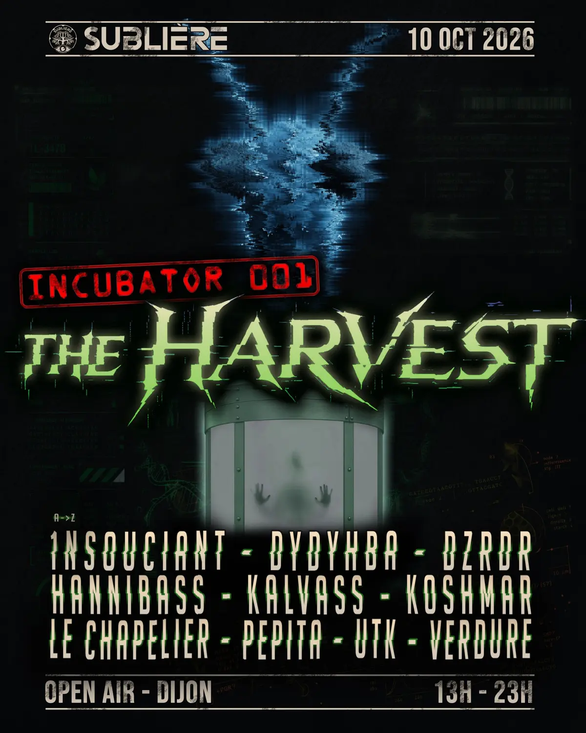 Incubator 001 : The Harvest 