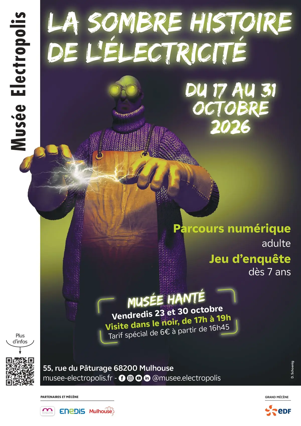 Halloween au Musée Electropolis : la sombre histoire de l'électricité