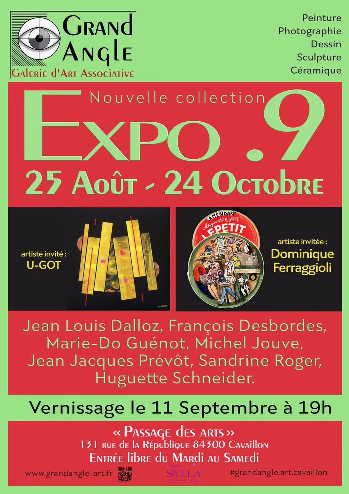 U-Got expose dans le cadre de l'Expo 9 à la Galerie Grand Angle de Cavaillon