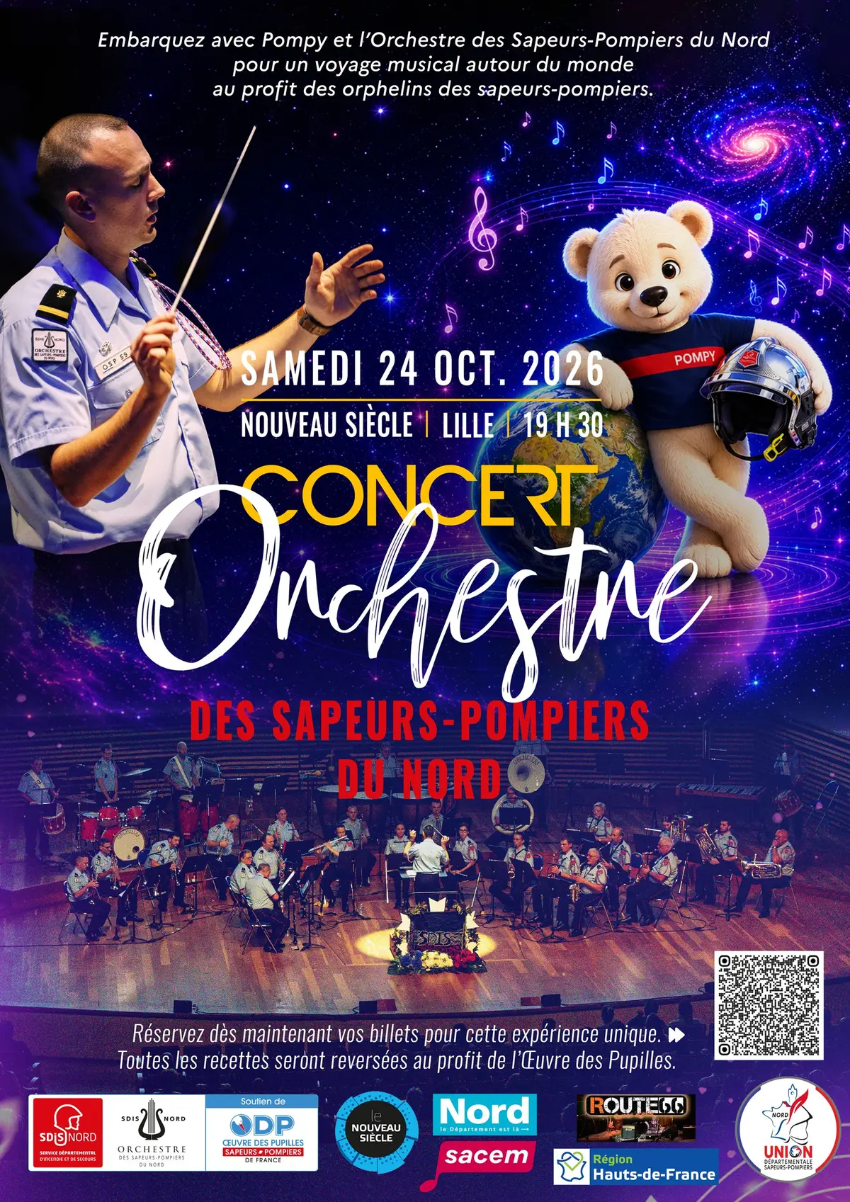 Concert de l'Orchestre des sapeurs-pompiers du Nord