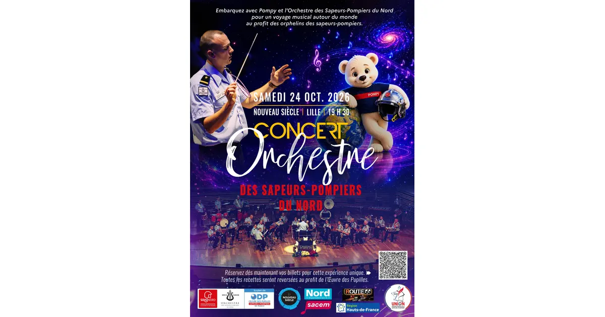 Concert de l'Orchestre des sapeurs-pompiers du Nord
