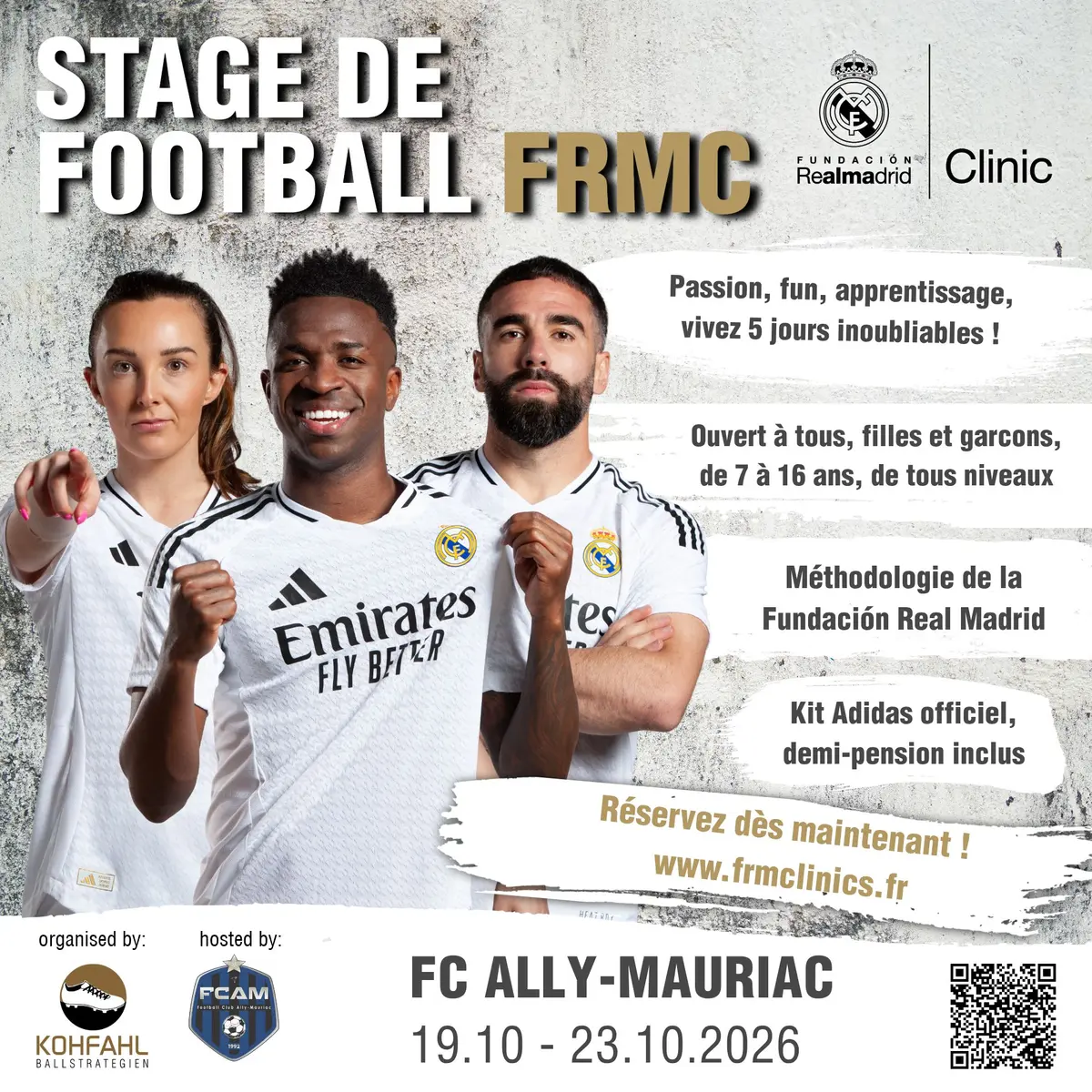 Stage de football F.C. Ally-Mauriac x Fundacion Real Madrid Clinics 