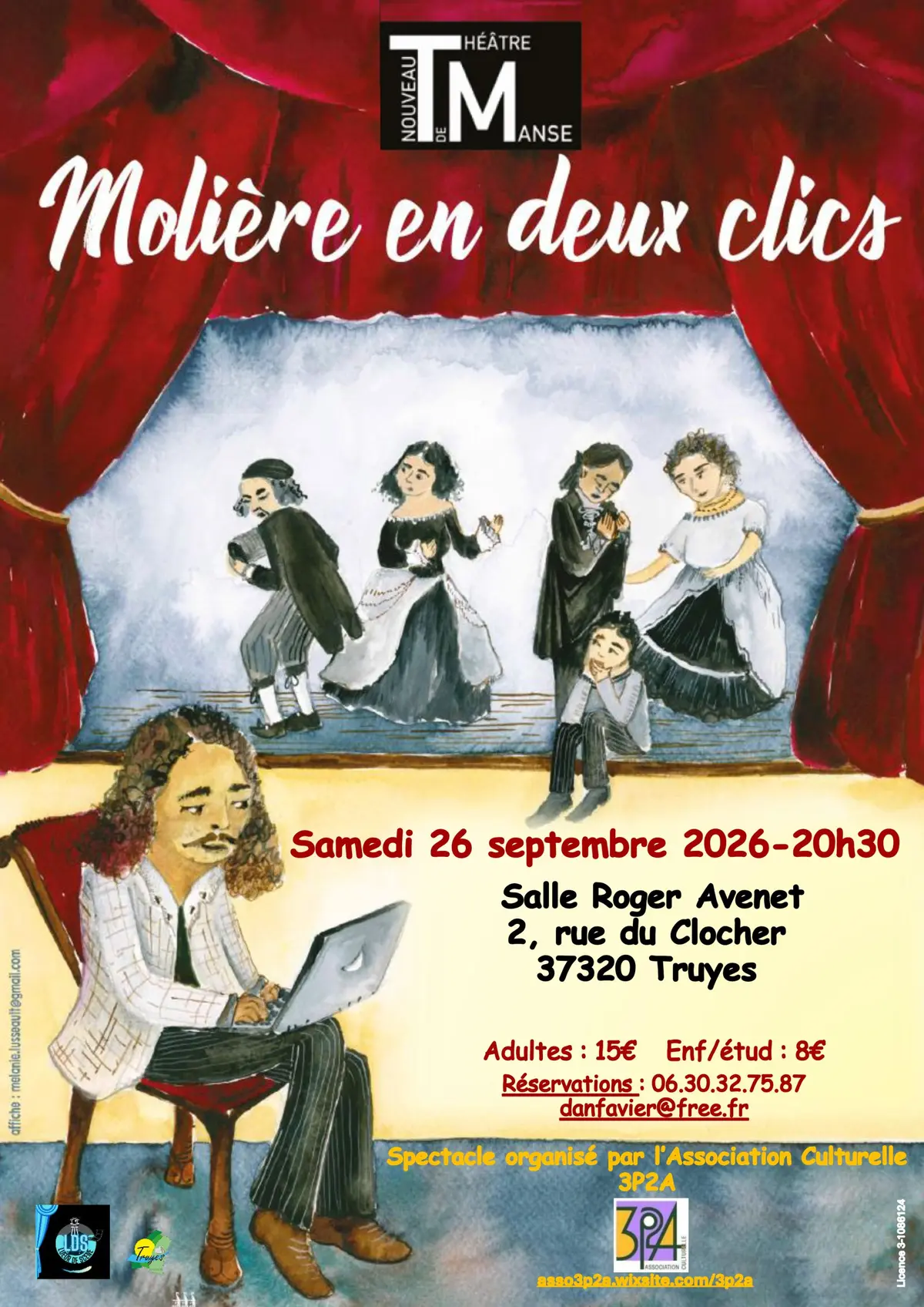 Molière en deux clics par le Nouveau Théâtre de Manse 